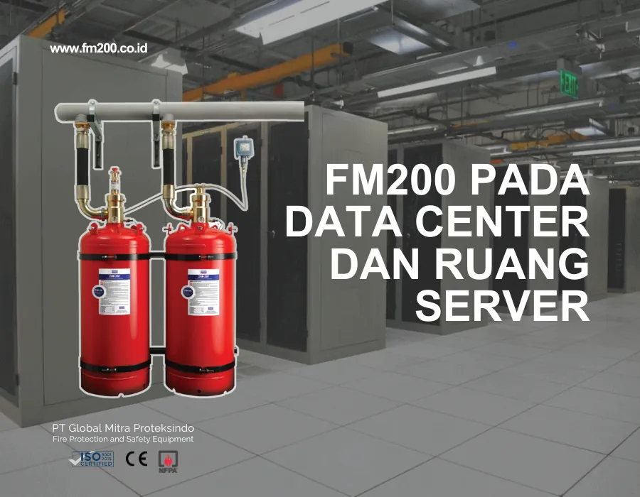 FM200 pada data center dan ruang server