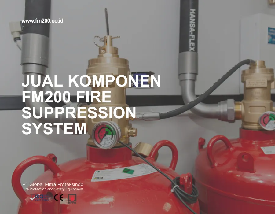 Jual komponen FM200 Fire Suppression System