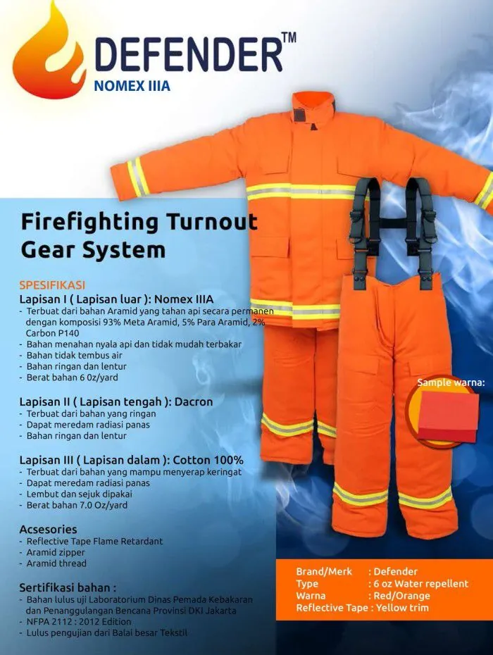 Firefighting turnout gear system